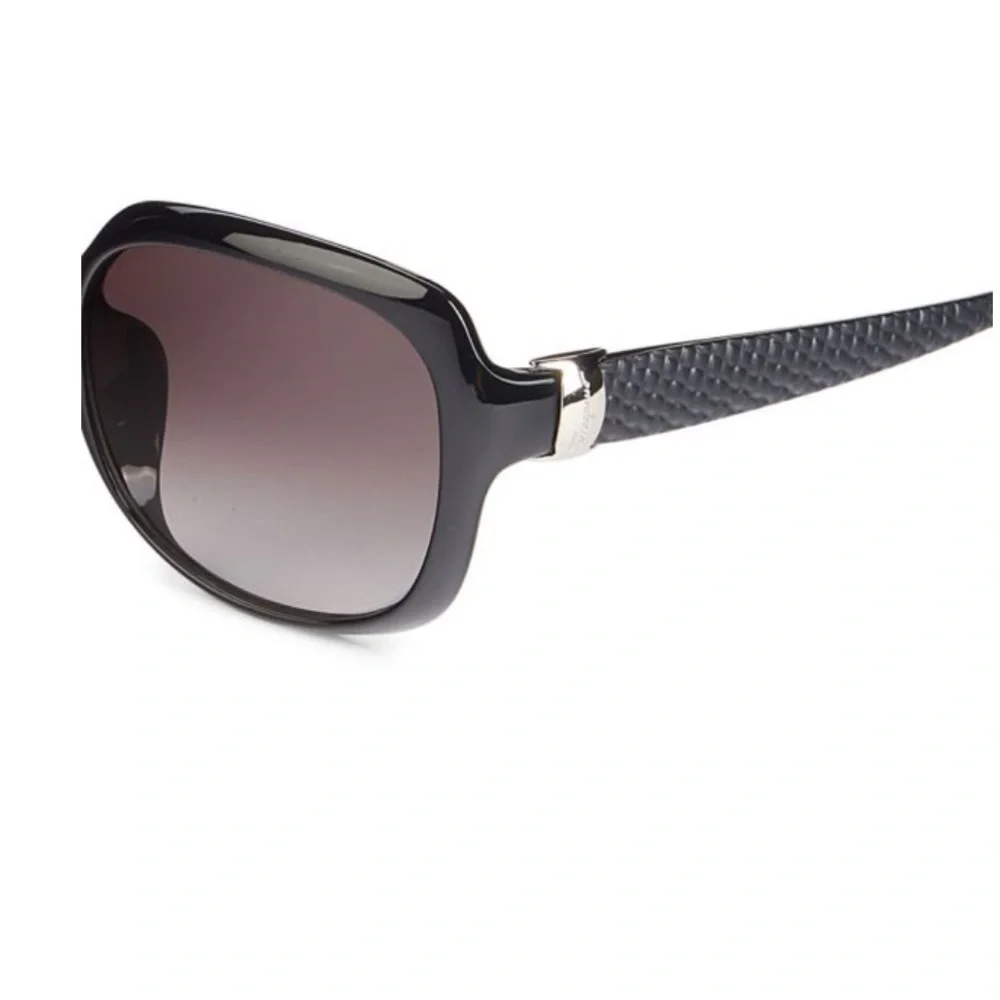 Salvatore Ferragamo Black 59mm Square Sunglasses